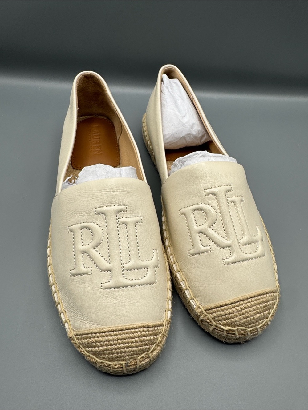 Ralph Lauren Women's Cameryn Nappa Espadrilles Flats
